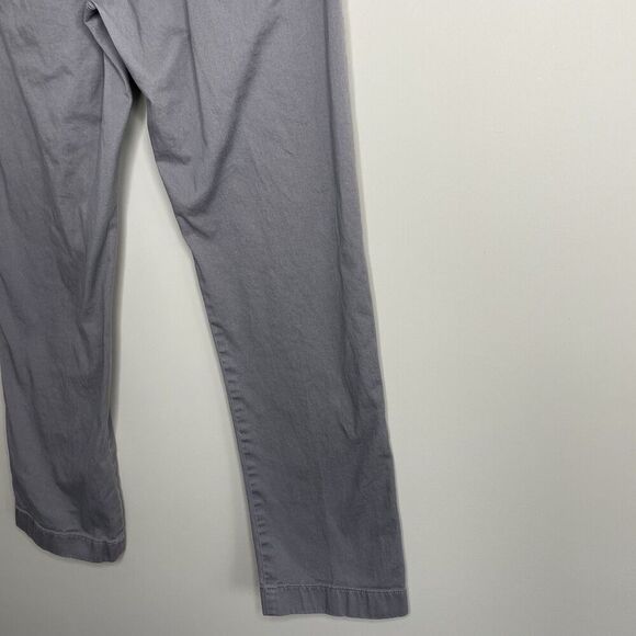 J.CREW Pants Men 29 x 30 Straight Fit Chino Gray Cotton Blend H3186 - Picture 11 of 16